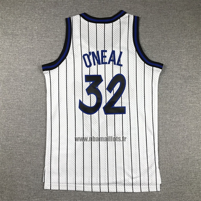 Maillot Enfant Orlando Magic Shaquille O'neal NO 32 Mitchell & Ness 1993-94 Blanc